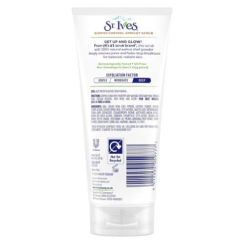ST. Ives Blemish Control Apricot Scrub, 150 ml, Pack of 3