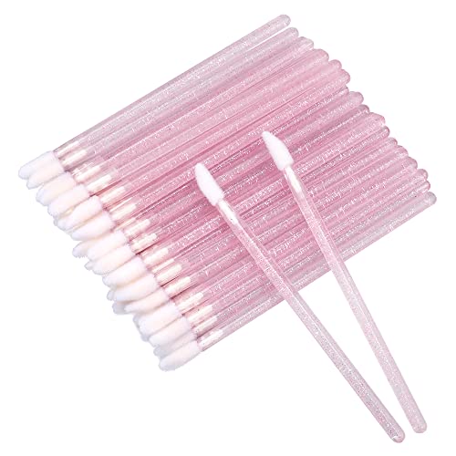 G2PLUS 200 PCS Disposable Lip Gloss Brush - Lipstick Concealer Brushes - Lip Applicator Wands Perfect for Lips, Eyes and Makeup Application