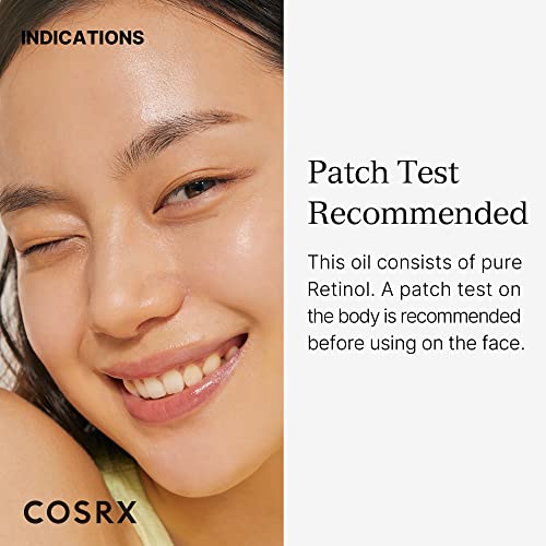 COSRX Retinol 0.5 Oil, Anti-aging Serum with 0.5% Retinoid Treatment for Face, Reduce Wrinkles, Fine Lines, and Signs of Aging, Gentle Skin Care