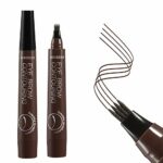 Boobeen Waterproof Eyebrow Pen - Eyebrow Pencil with a Micro-Fork Tip Applicator - Creates Natural Looking Brows Makeup Effortlessly