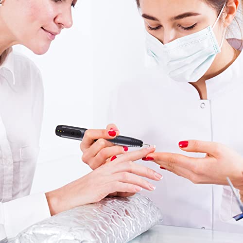 HAPAW Electric Nail Files, Cordless Rechargeable Electric Nail Drill Electric Nail Files Professional, 11 in 1 Electric Nail File Manicure Pedicu