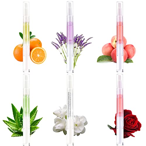 Cuticle Oil Pen for Nail Care, Nail Oil Pen Rose Nail Oil Hand & Nail Treatment Pedicure (Rose)
