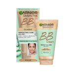NEW & IMPROVED Garnier SkinActive Classic Perfecting All-in-1 BB Cream, Shade Classic Medium, Tinted Moisturiser SPF 15, Brightens and Evens Skin