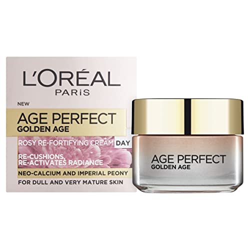L’Oreal Paris Face Moisturiser, Age Perfect Golden Cream, Rehydrates and Restores Appearance Of Skin, Day Cream, 50 ml (Pack of 1)