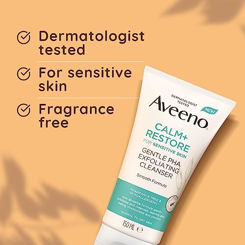 Aveeno Face CALM+RESTORE® Gentle PHA Exfoliating Cleanser