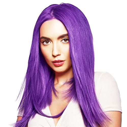 Knight & Wilson Colour-Freedom 150ml Mystic Purple Semi-Permanent Hair Colour - Ultra-Vibrant Vegan Friendly Colour Mask with Shine Booster Compl