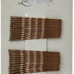 LA MODA HAIRGRIPS MEDIUM BROWN