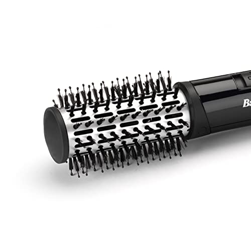 BaByliss Flawless Volume Hot Air Brush, Ionic, Dry and Style, 38mm Titanium-ceramic barrel