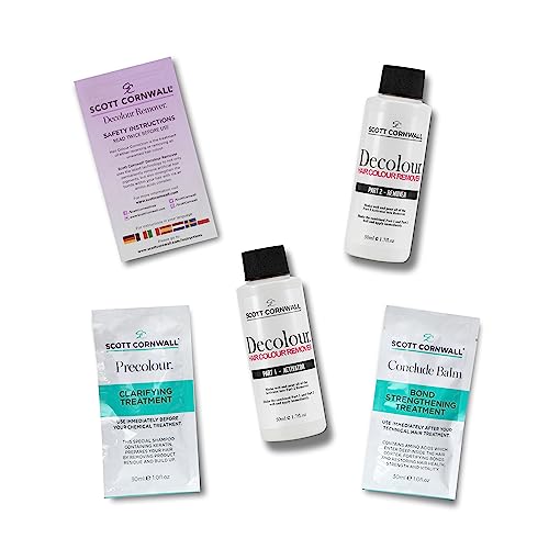 Scott Cornwall Decolour Hair Colour Remover For Dyed Hair Removes Unwanted Permanent Hair Colour