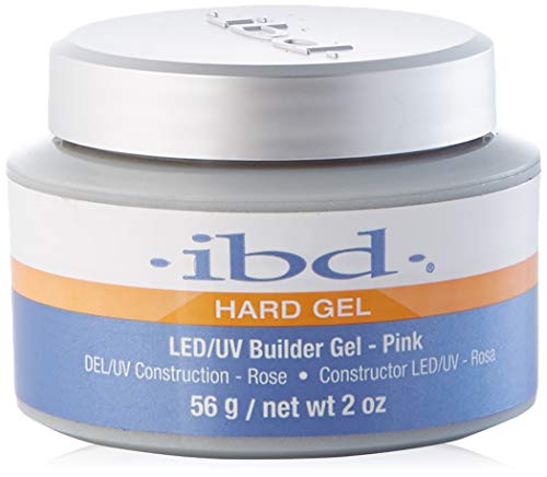 IBD Hard Led/UV Builder Gel, Pink, 2 oz
