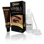 Demure Eyebrow Dye Kit, Professional Formula Brow Tint - contains Argan Oil & Castor Oil (Omega 6, Carotene, Vitamins А, Е, F), Fast and Safe Res