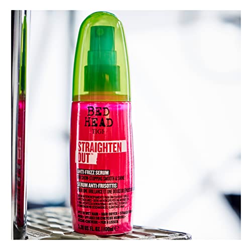 Bed Head by TIGI - Straighten Out Anti Frizz Hair Serum - For Smooth Shiny Hair - 100 ml
