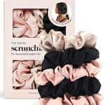 Kitsch Satin Scrunchies - Softer than Silk Scrunchies for Women | Cute Hair Ties & Hair Scrunchies for Hair | Stylish Scrunchie for Teens | Scrun
