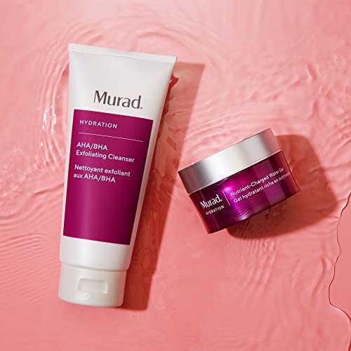 Murad Hydration AHA/BHA Exfoliating Cleanser | Creamy Exfoliating Wash to Smooth, Moisturise & Hydrate Skin | Salicyic, Latic & Glycolic Acids |