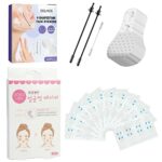 Face Lift Tape, 40 Pcs Invisible Instant V Face Stickers Facial Thin Tape for Facial Wrinkles Reduction, Skin Tightening and Concealing Double Ch