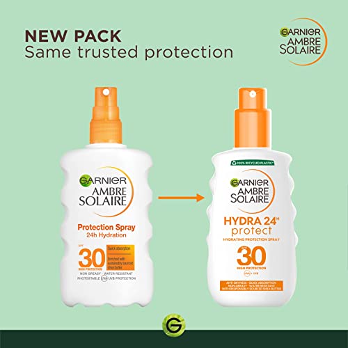 Garnier Ambre Solaire Ultra-Hydrating Sun Cream Spray SPF30, 200ml