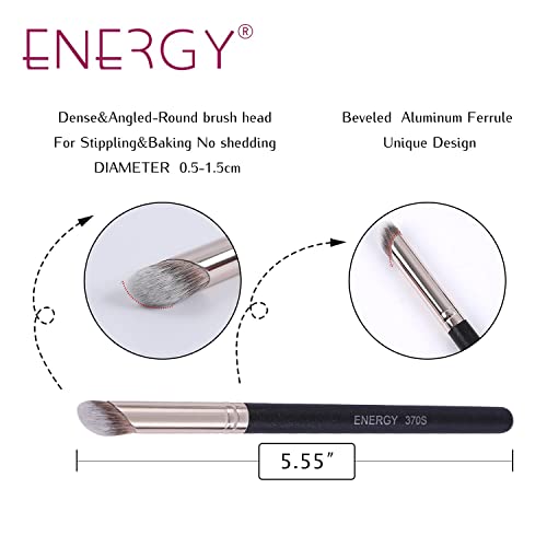 ENERGY Mini-sloped Concealer Brush, Makeup Brush for under Eye - 370s