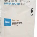 ican london dust free rapid blue hair bleach powder 50 g