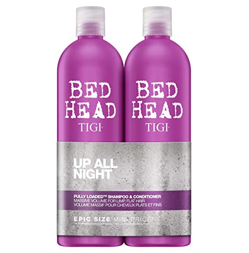Bed Head by Tigi Fully Loaded Volume Shampoo and Conditioner for Fine Hair 2 x 750 ml