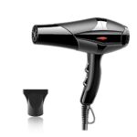 Hair Dryer of 57°C Constant Temperature,Lightweight Blow Dryer,2000W Professional Fast Hair Dryer and Straightener Set, with 2 Speeds 2 Heating S