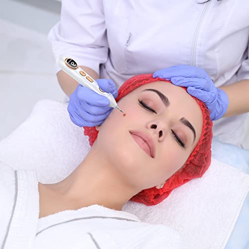 Augot Skin Tags Removal Pen, Professional Mole Remover Pen kit Portable USB Rechargeable Skin Tag Removal Pen with 9 Modes LCD Display Replaceabl