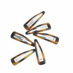 Manicare 6 Snap Clips, Tortoiseshell Sleepies, Snag Free, Non-Slip Hair Grips, Metal Hair Barrettes, Hair Accessories, Beauty Accessory, Hair Sli