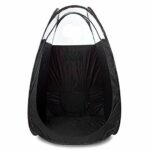 Black Pop Up Spray Tanning Tent - Professional Mobile Spray Tan Cubicle