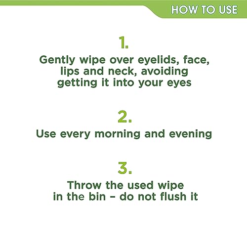 Simple Kind to Skin Exfoliating Biodegradable Facial Wipes gently removes dirt, make-up and exfoliates dead skin cells for sensitive skin 20 wipe