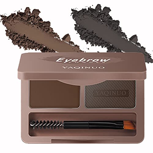 Eyebrow Powder,Dark Brown Light Brown Eyebrows Shaper Brow Pomade Pen Pencil Tint Makeup Kit Set. As Eyeliner Face Contour Hairline Filler For Wo
