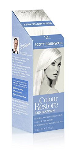 Colour Restore Iced Platinum Anti Yellow Hair Toner - Multiple Use -100ml