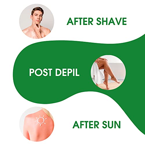 Organic Aloe Vera Gel 100% Natural & Pure. Cooling, Soothing & Skin Calming. Aftershave, Waxing Aftercare, Shaving and Aftersun - Aloe Moisturise