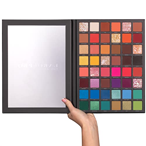 LaRoc Pro - The Artistry Book - 48 Shade Eyeshadow Makeup Cosmetic Beauty Foiled Shimmer Nude Warm Matte Smokey Colour High Pigmented Long Lastin