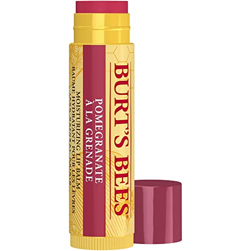 Burt's Bees Lip Balm Beeswax, Moisturising Lip Balm With Vitamin E & Peppermint Oil, 100% Natural Origin, 4.25g