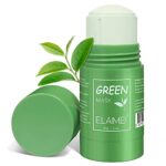 moulis Green Tea Mask Stick for Face, Purifying Solid Clay Blackhead Remove, Anti-Acne Oil Control, Deep Clean Pore, Moisturizing, Skin Brighteni