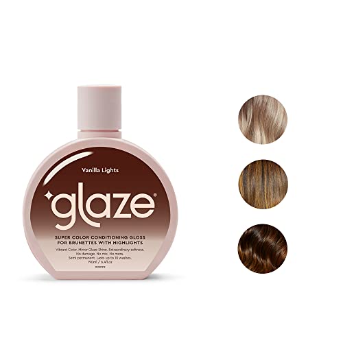 Glaze Super Colour Conditioning Gloss 190ml (2-3 Hair Treatments) Award Winning Hair Gloss Treatment & Semi Permanent Hair Dye. No Mix Hair Mask
