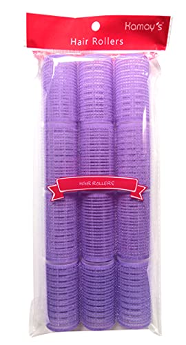 Medium Size Hair Rollers Curlers Self Grip Holding Rollers Hairdressing Curlers Hair Design Sticky Cling Style For DIY Or Hair Salon By Kamay's (
