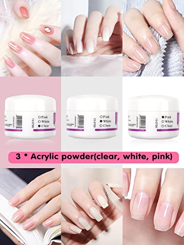 Deciniee Practice Hand for Acrylic Nails,Silicone Hand Practice Model 200 Pcs Nail Tips Set,Professional Nail Art Hand Tools Adjustable False Fin