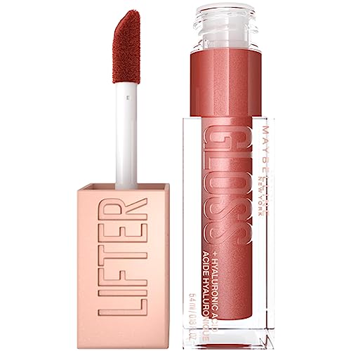 Maybelline Lifter Gloss Plumping Hydrating Lip Gloss Hyaluronic Acid, 003 Moon, 5.4 ml (Pack of 1)