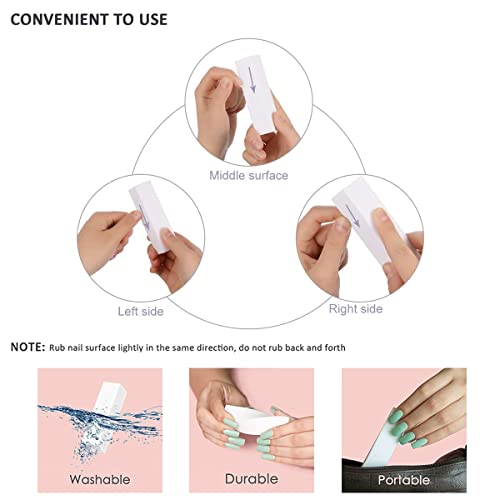 Nail Buffer Block for Natural Nails,Nail Files for Nails Professional Salon,Nail Buffer Block for Gel Natural Acrylic Nails,Nail Manicure Care Ki
