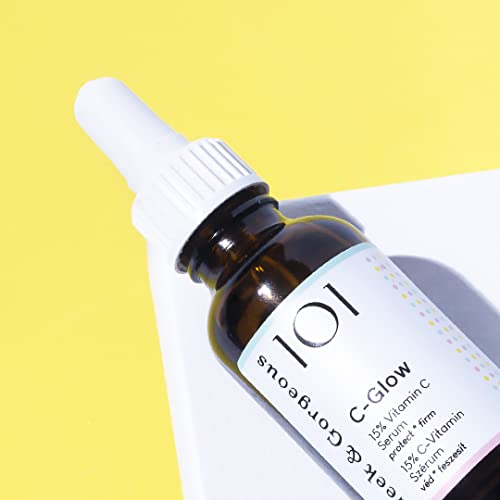 Geek & Gorgeous 101 C-Glow - 15% Vitamin C Serum, super-light + Ferulic acid & vitamin E, gives environmental protection, boost collagen & evens