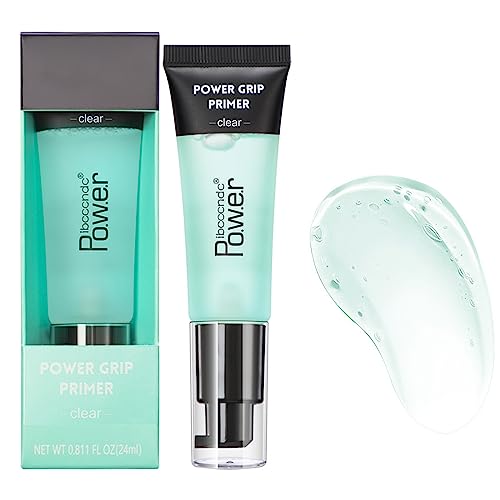 Power Grip Primer - Gel-Based Face Primer - Hydrating Primer Makeup - Brighten Glowing Face Radiance - Long Lasting Smoothing Moisturizing Makeup