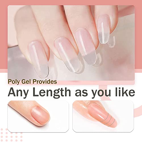 Nail Builder Gel Nail Extension,Poly Extension Gel Builder False Nail Gels Nail Extension Builder,Nail Enhancement Crystal Poly Builder Gel For N