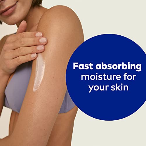 NIVEA Express Hydration Body Lotion, Fast Absorbing Moisturiser for Dry Skin Made with Deep Moisture Serum and Sea Minerals, Smooth Skin Body Lot