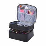 Double-Layer Nail Varnish Storage Case, Essential Oil Bag for for Nail Varnishes and Manicure, Nail Varnish Holder, Holds 30 Bottles (15ml - 0.5