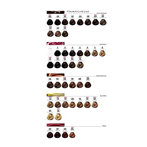 Loreal DiaRichesse 5 Light Brown Demi-Permanent Hair Colour / Tint 50ml Tube