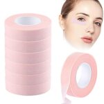 6 Rolls Lash Tape, Eyelash Tape Adhesive Lash Extension Tape Micropore Tape Eye Tape Make Up Tape Medical Tape for False Eyelash