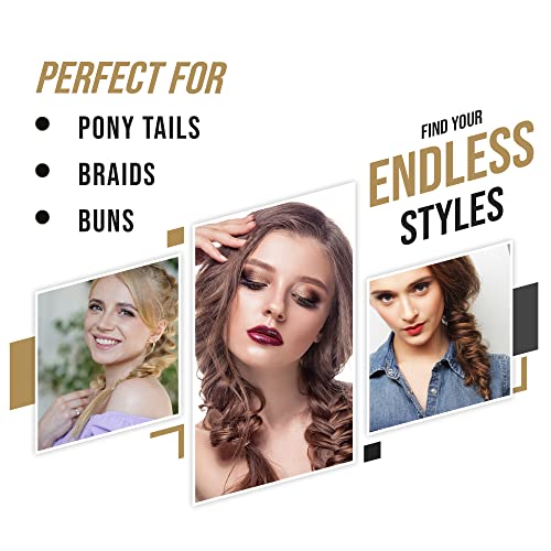 Bellure 1000 Pcs Clear Small Elastic Hair Bands, 2 pcs Elastic Rubber Hair Band Remover Cutter, Mini/Tiny Clear Hair Elastics Bands/Ties, Hair Bo