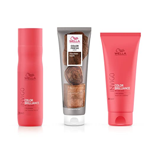 Wella Professionals Color Fresh Mask, Temporary Colour Refresh Treatment, Semi-Permanent Hair Dye, Hair Gloss Treatment for Brown Hair