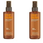 2 x Piz Buin Tan & Protect Accelerating Oil Spray SPF15-150ml