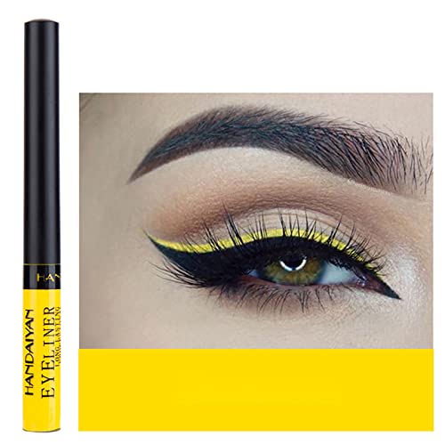 Coloured Eyeliner, Matte Liquid Eyeliner, Blue Eyeliner Long-Lasting Waterproof Liquid Eye Liner, Highly-Pigmented Colourful Eyeliner for Eye Mak